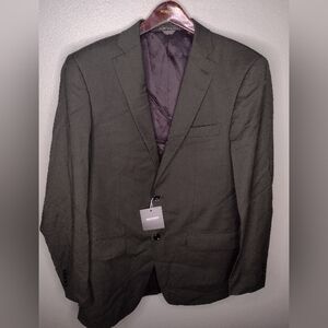 Nordstrom Men's Dark Gray Two-Button Blazer